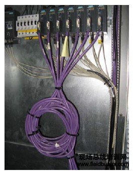 通訊電纜形成環(huán)
