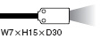 W7 x H15 x D30