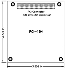 о��ͨ JetCard 2105  PCI-104Ƕ��ʽ���Q�C(j��)����